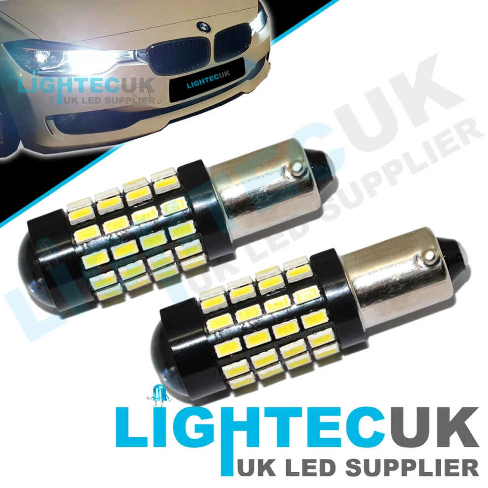 2x BAX9S H6W 433 XENON LED CANBUS BULBS SIDELIGHTS VW AUDI BMW F20 F30 F31 F34 - Image 4 of 4