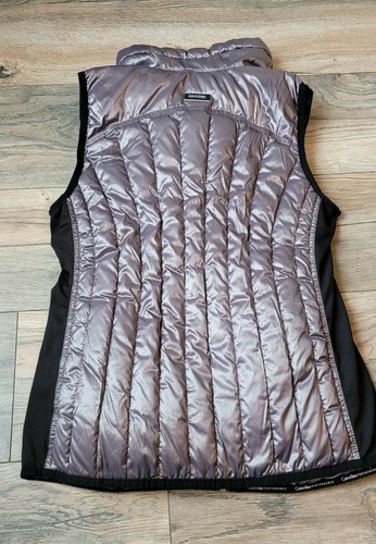 Women Premium Down Puffer Vest Silver 
