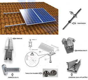 Estructura soporte para Panel solar