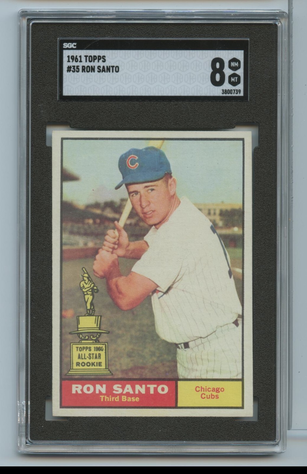 1961 Topps Ron Santo #35 SGC 8