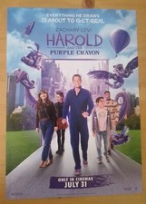HAROLD AND THE PURPLE CRAYON A3 MOVIE POSTER PRINT EXCLUSIVE