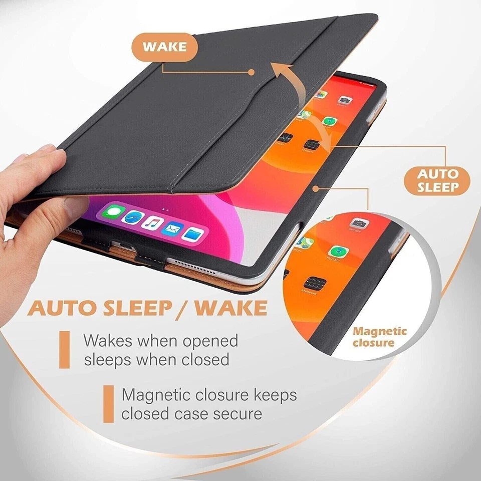 For iPad Air 11 inch M3 (2025) Pu Leather Stand Case Cover Premium Quality - Image 3 of 4