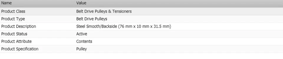 Puertas de polea de correa de transmisión para Chevrolet Silverado 2500 HD 2007 V8-6,6 L Foto 2 de 4