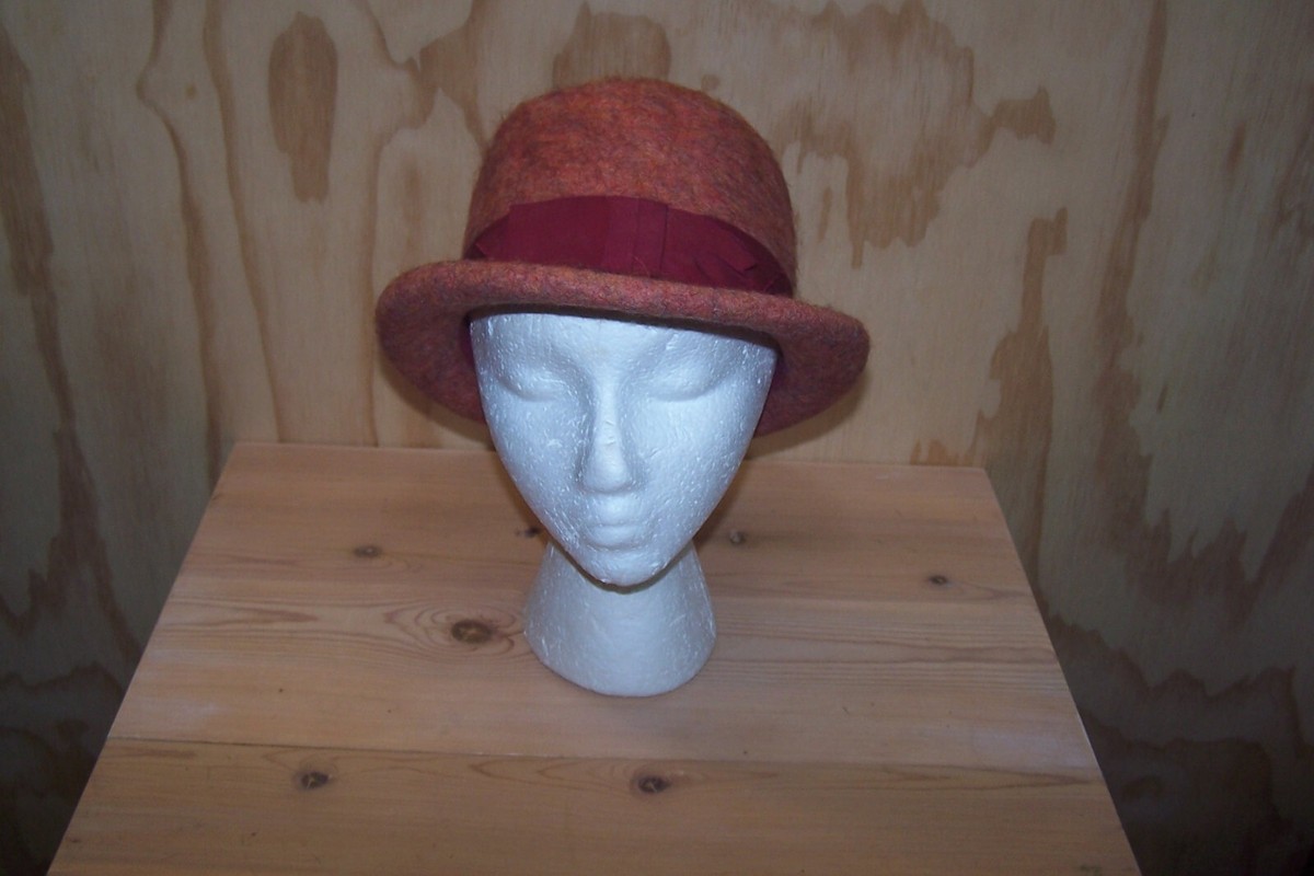 Henry Pollak NY Heather Mist Mélange Blend Felt Rust 100  display picture 1