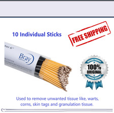 NEW Silver Nitrate Sticks 6" Caustic Applicator, 10 Individual Sticks, Exp 2028