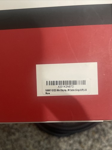 iVANKY Mini Display Port a HDMI cavo lungo 6,6 piedi nylon grigio intrecciato - Foto 5 di 5
