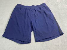 Rhone Shorts Mens Large Blue Mako 9" Lined Running Athletic Athleisure Active