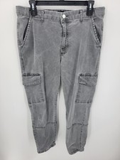 BDG Urban Outfitters Cargo Pants Womens 32 Gray Chino Utility Pockets Streetwear