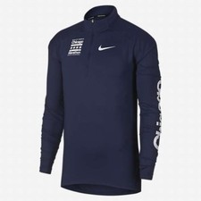 Nike ELEMENT MEN'S LS Running Top CHICAGO 921955-429 SIZE M MSRP $75 2017