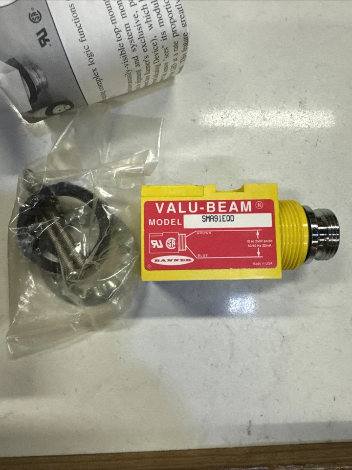 BANNER ENGINEERING VALU BEAM SMA91EQD 25312 PHOTO-ELECTRIC SENSORS - Image 3 of 3