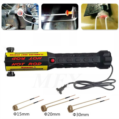 110V Magnetic Induction Heater Kit Bolt Remover Flameless Heat Tool Free Coils - Foto 4