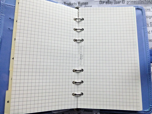 FILOFAX Saffiano persönlicher kompakter Organizer Original nachfüllbarer Tagebuch Notizblock - Bild 5 von 32