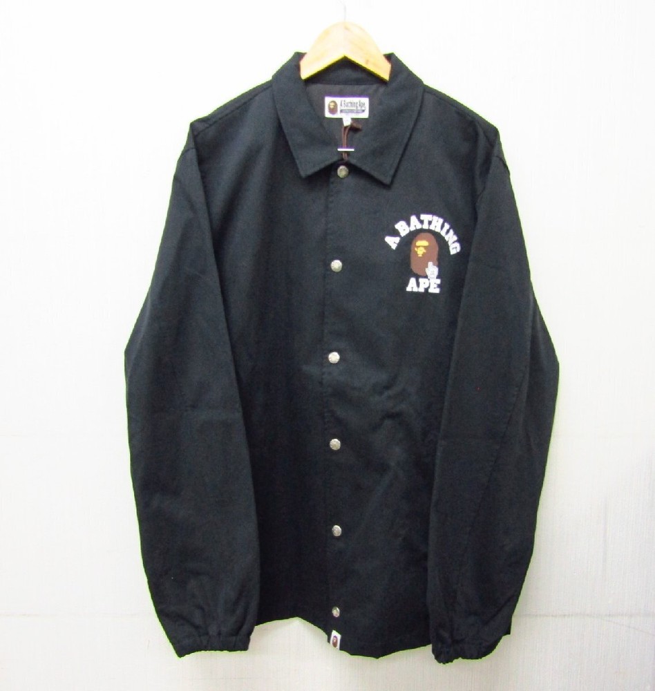 A Bathing Ape A BATHING APE     GO APE POINTER COLLEGE COACH JACKET          S