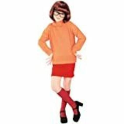 Scooby-Doo - Velma - Child Costume - Size Medium (8-10) - Orange