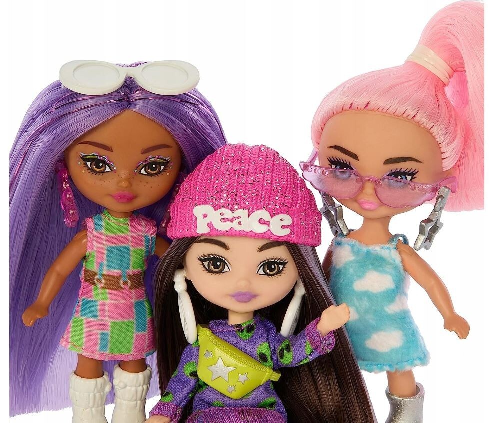 BARBIE EXTRA MINI MINIS DOLL set of 5 dolls HPN09 Mattel | eBay