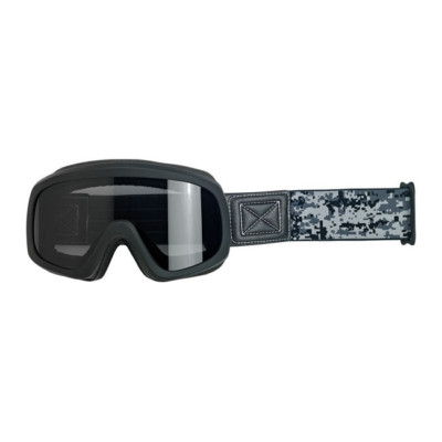 Biltwell Overland Goggle, Motorradbrille, Grunt für Jethelm, Antibeschlag