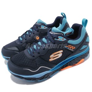 skechers blue and orange
