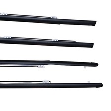4 Outer Weatherstrip Door Belt Rubber For Honda Civic 4d Sedan 1992-1995 4 Outer Weatherstrip Door Belt Rubber For Honda Civic 4d Sedan 1992-1995