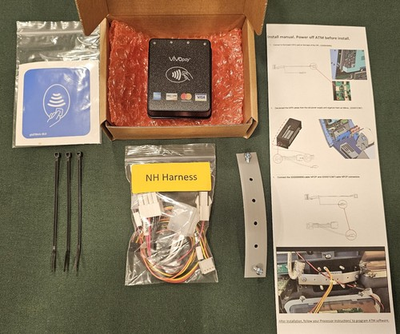 #ad #ad ATM NFC UPGRADR KIT READER amp; HARNESS Nautilus Hyosung Halo 2 EMV MOBILE PAY EMV $489.00