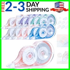 Correction Tape, 12 Pack Correction Tape Dispenser, Easy to Use Applicator fo...