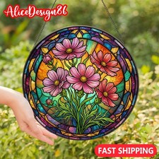 Cosmos Suncatcher, Mother  s Day Gift for Mom   October Birth Flower , A Flower
