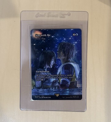 MTG: Stay with Me - Rhystic Study Borderless Final Fantasy: Through the  Ages | eBay