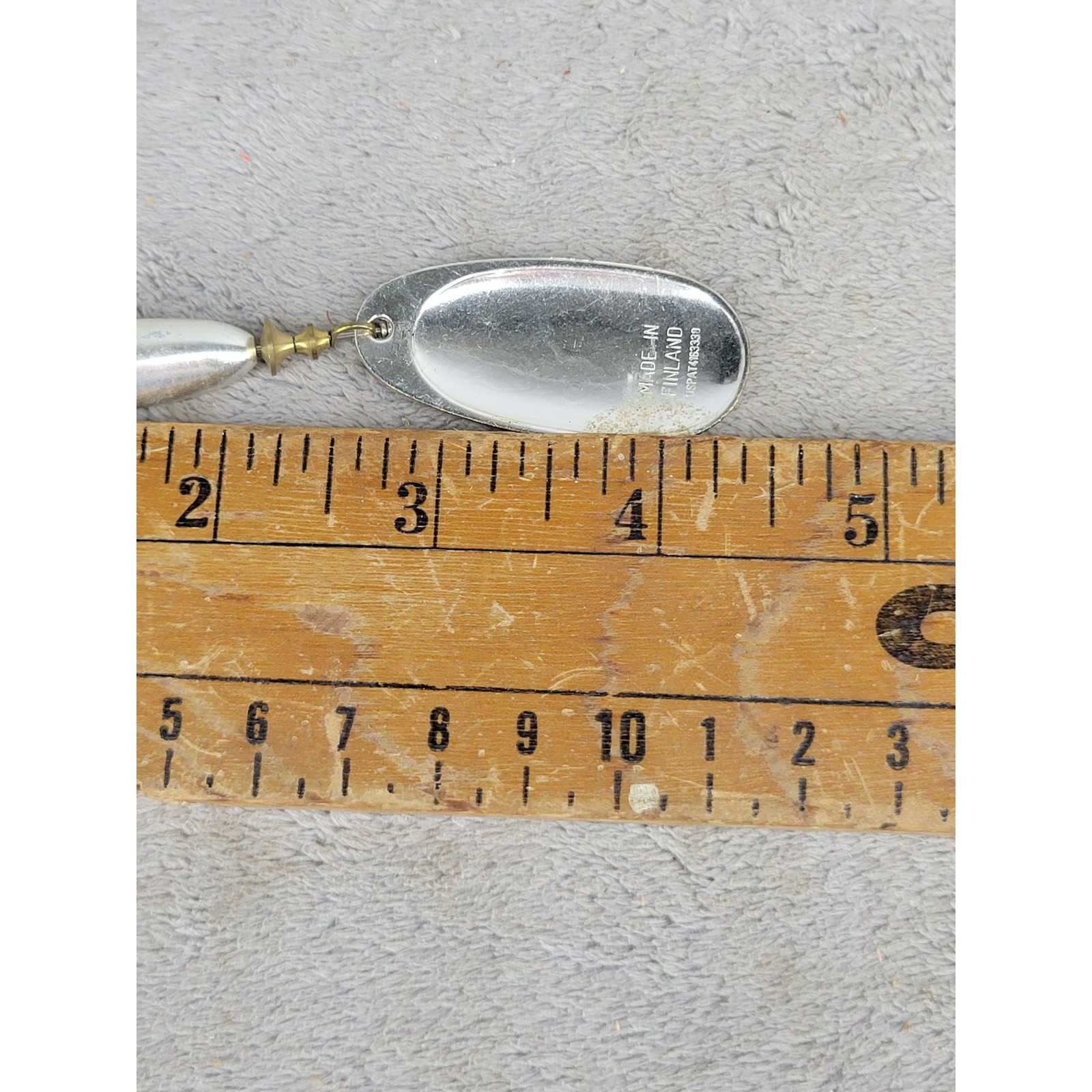 Blue Fox Super Vibrax 5 Silver Spinner Fishing Lure Made in Finland USPAT4163338 - Image 5