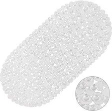 Vannokor Bathtub Mats for Bathroom 27x14 Inch, Pebble Bath Mat 27x14, Clear