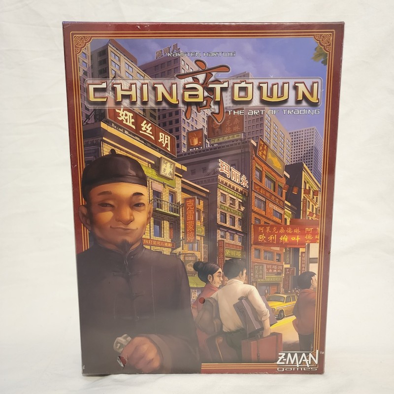 Chinatown Board Game by Z-Man Games - New in Shrinkwrap, Strategy Game Family
