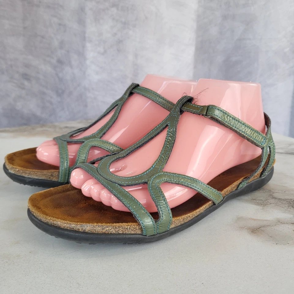 Sandalias Naot Dorith Gladiator con tiras para mujer talla 41 verde jade $150 Foto 4 de 4