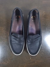 Cole Haan Pinch Maine Classic Black Women's Penny Loafers Leather 7 B