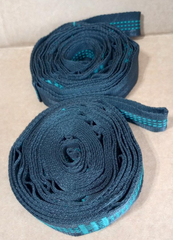 Hamac Double de Camping en Tissu de Parachute de 200 kg - Qianqiu