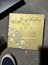 Vintage MCM Plastic Centerpiece Flower Arranger Turns, Holds Water, Original Box