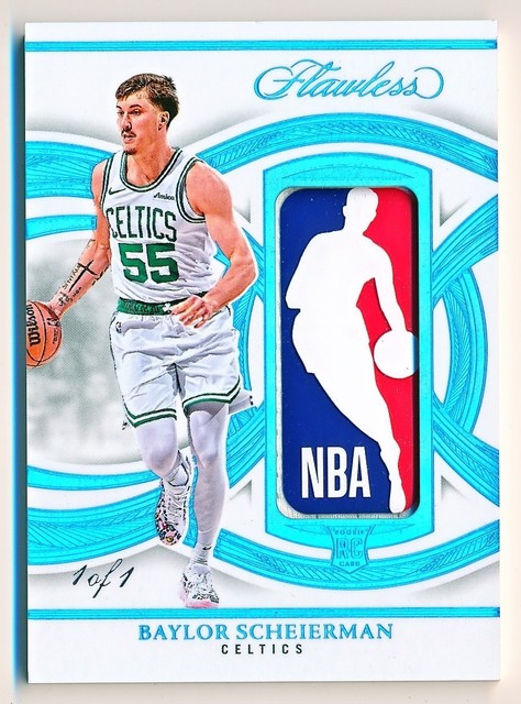 2024-25 Flawless Baylor Scheierman NBA Logoman Patch Rc #LMG-BYS (1/1)