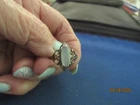 VINTAGE MOTHER OF PEARL STERLING SILVER SOUTHWEST RING