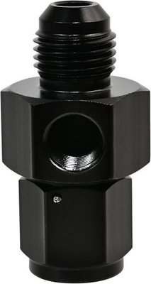 #ad Gauge Port Fuel Pressure Take off Fitting Adapter Aluminumwith AN6 AN6 M 1 8 $12.58