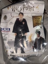 Harry Potter Gryffindor Hooded Robe Child Small 5-7 Rubies Costume Halloween New