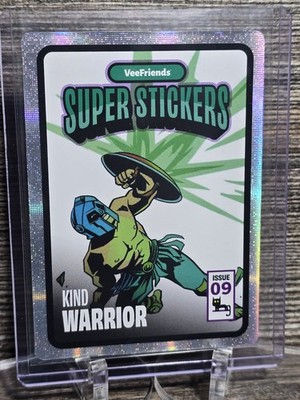 KIND WARRIOR VeeFriends COMIC INSERT Spectacular Super Stickers 2026 Issue 9