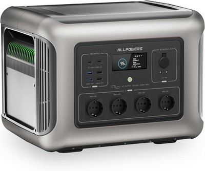 ALLPOWERS R2500 V2 Tragbare Power Station 2500W 1920Wh Solar Generator LiFePO4