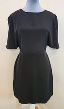 BCBG Short Dress Size 4 Back Cut Out Black New W Tags! Kimono Look