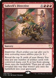 Saheeli's Directive #26 Commander 2018 MTG