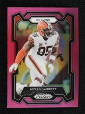 2023 Panini Prizm Pink Prizm Myles Garrett #68 0lj0