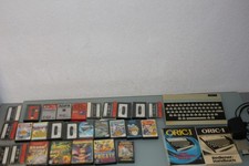 Oric 1 Vintage Retro Computer HTF With Lots Of Cassettes