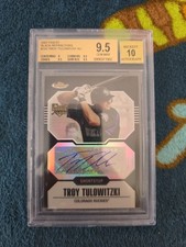 2007 Finest Black Refractor Troy Tulowitzki 47/99  #152 BGS 9.5 10 Auto RC