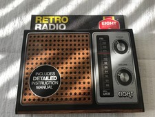 RETRO FM RADIO Construction kit by EIGHT BNIB