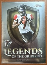 2025 Topps Chrome Football Michael Vick Legends of the Gridiron Refractor 