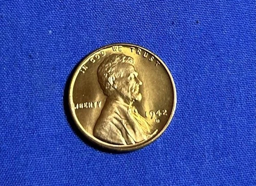 1942-D Lincoln Cent Gem BU Red Original