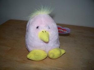 PUFFKINS CHIRPS SWIBCO PINK CHICK EASTER BEAN BAG PLUSH
