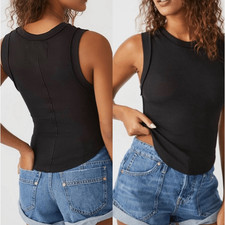 Free People X We The Free Kate Ribbed Stretch...