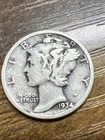 1934 MERCURY SILVER DIME ACTUAL COIN Get Yours And More Today And Save